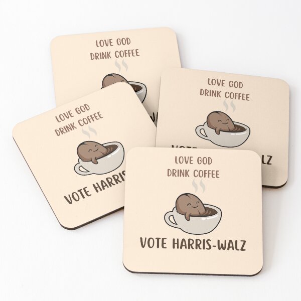 Item preview, Love God, Drink Coffee, Vote Harris designed and sold by Cmurphy71.