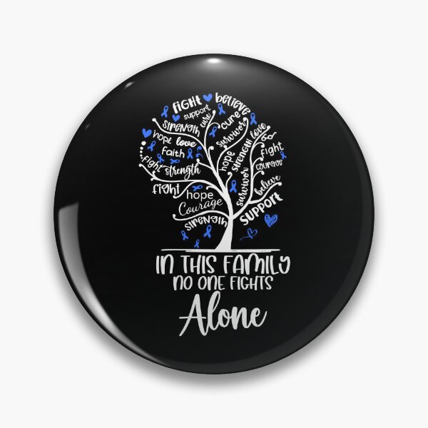 Item preview, In this FAMILY fights against syndrome, disease, illness, cancer with Tree Blue Ribbon designed and sold by EdithShop59.