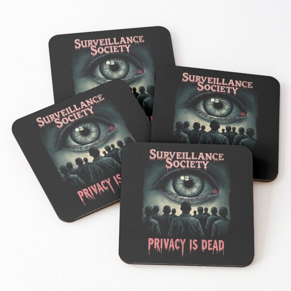 Item preview, Surveillance Society – Privacy Is Dead Dystopian Eye designed and sold by AmorcitoDesigns.
