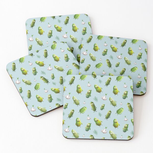 Item preview, Funny pickles pattern designed and sold by FatBirdie.