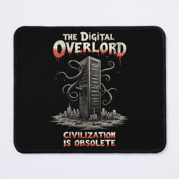 Item preview, The Digital Overlord – AI Civilization Is Obsolete Dystopia designed and sold by AmorcitoDesigns.