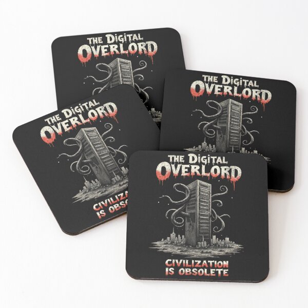 Item preview, The Digital Overlord – AI Civilization Is Obsolete Dystopia designed and sold by AmorcitoDesigns.