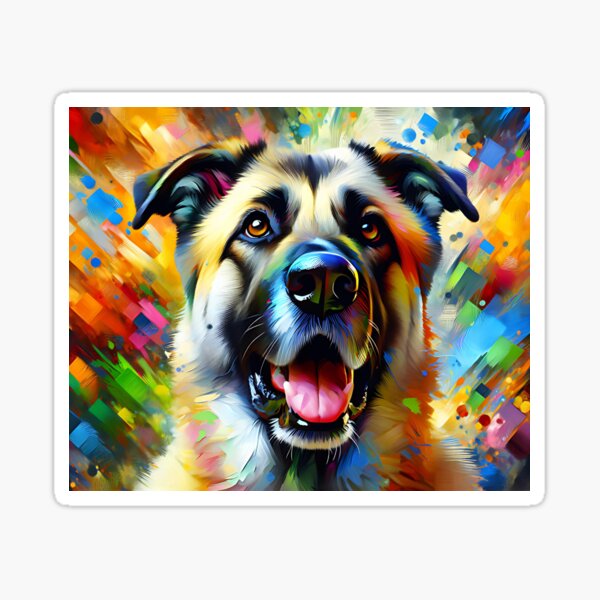 Artikel-Vorschau von Kangal Schäferhund Acryldruck HaustierPortrait Hundeliebhaber, designt und verkauft von Gallup Graphics.