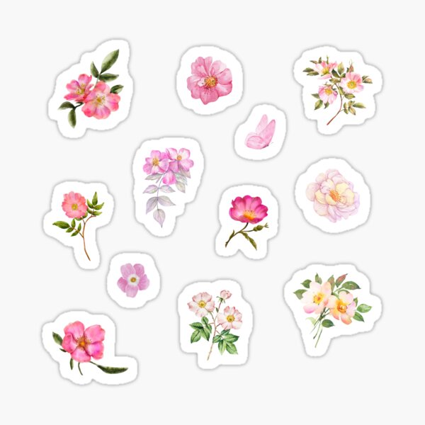 Item preview, Watercolor Wild Roses  designed and sold by silviaol.