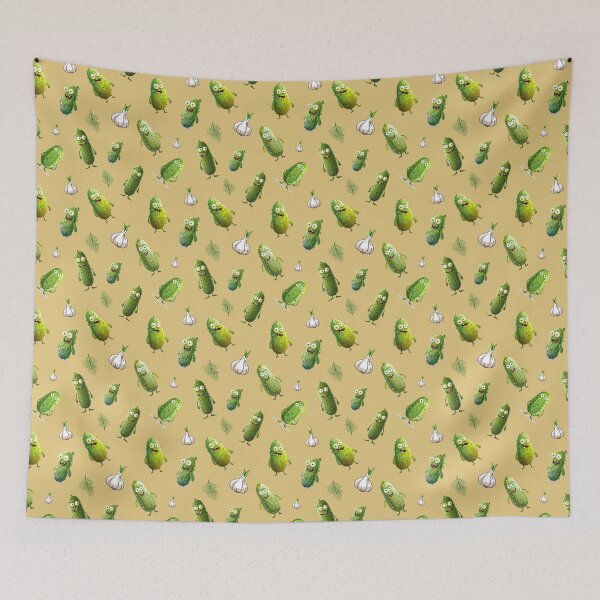 Item preview, Funny pickles pattern designed and sold by FatBirdie.