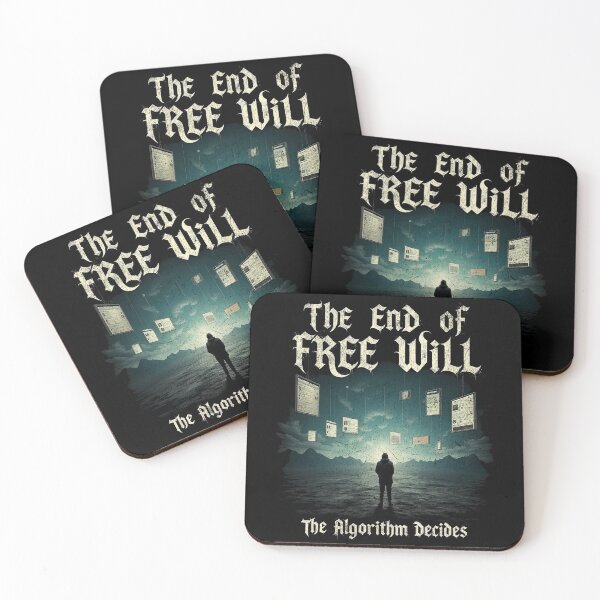 Item preview, The End of Free Will – The Algorithm Decides AI Dystopia designed and sold by AmorcitoDesigns.