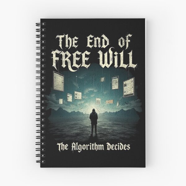 Item preview, The End of Free Will – The Algorithm Decides AI Dystopia designed and sold by AmorcitoDesigns.