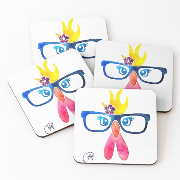 Item preview, Chicken Lady Art designed and sold by Kalli Taub Art.
