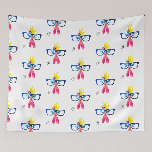 Item preview, Chicken Lady Art designed and sold by Kalli Taub Art.