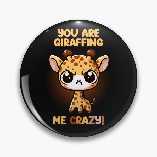 Item preview, Angry Giraffe, You Are Giraffing Me Crazy designed and sold by Mini Pandas.
