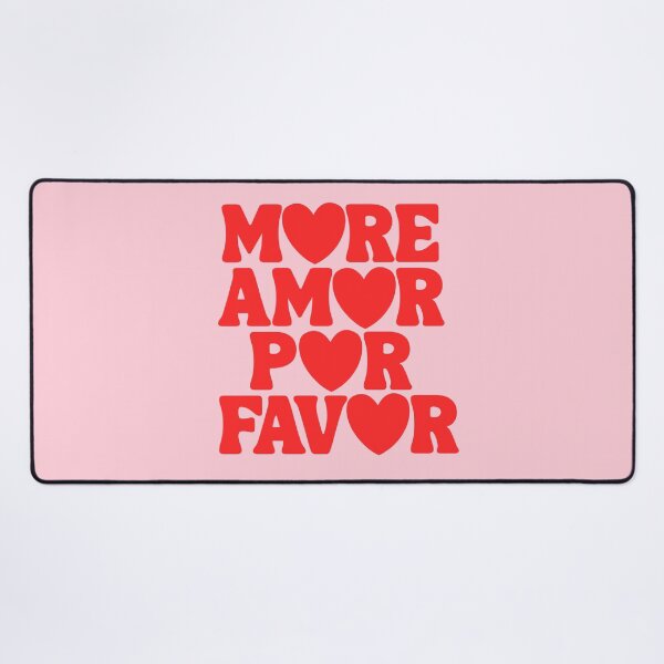 Item preview, More Amor Por Favor - More Love Please - Type - Retro Red & Pink designed and sold by TheLoveShop.