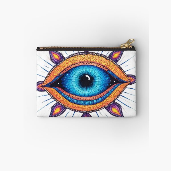 Item preview, Galactic Mandala with Cosmic Eye – Neon Colors and Starry Patterns designed and sold by rajasekhark.