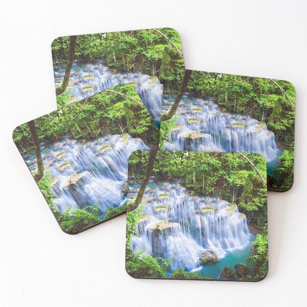 Item preview, forest waterfalls  in river designed and sold by AA-designstore.