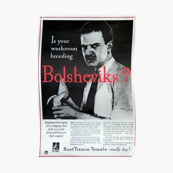 Is Your Washroom Breeding Bolsheviks? Poster