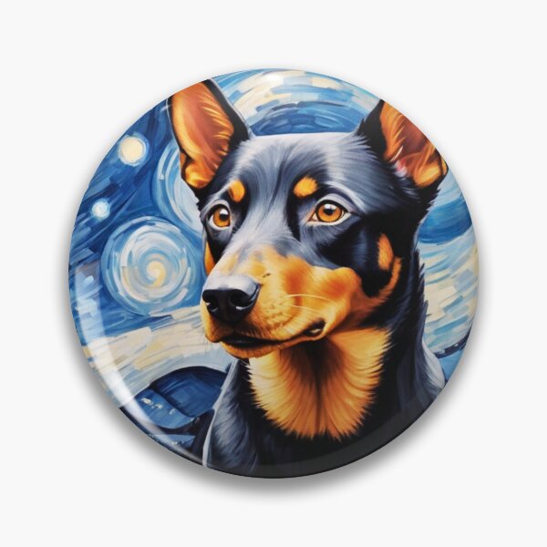 Item preview, Australian Kelpie Starry Night Portrait  designed and sold by ChaosReigns91.