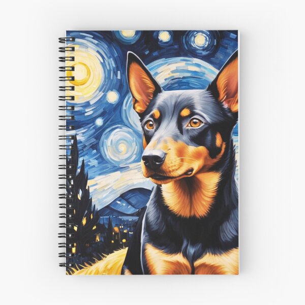 Item preview, Australian Kelpie Starry Night Portrait  designed and sold by ChaosReigns91.