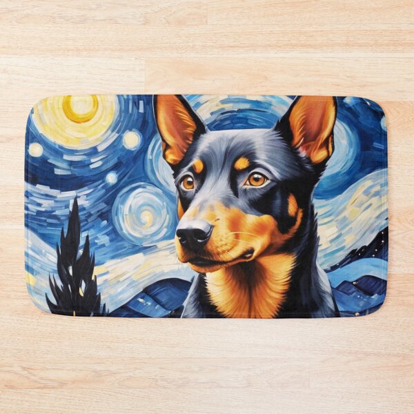 Item preview, Australian Kelpie Starry Night Portrait  designed and sold by ChaosReigns91.