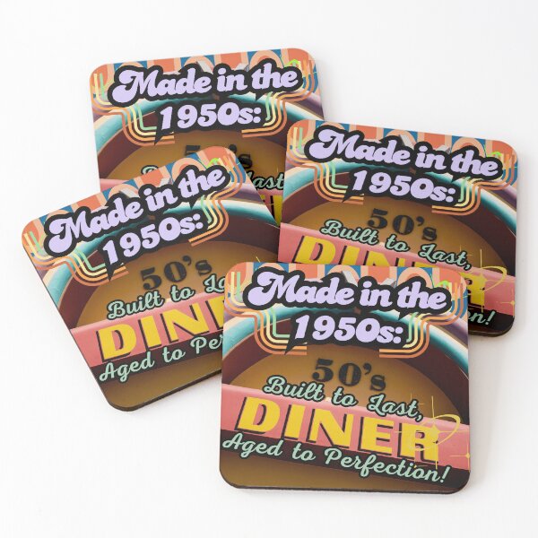 Item preview, Retro 1950s Diner Vibes: Built to Last, Aged to Perfection designed and sold by JW3164..