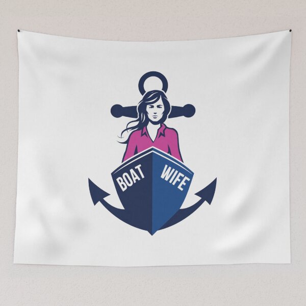 Item preview, Capitan Boat Wife designed and sold by FitEnvy.