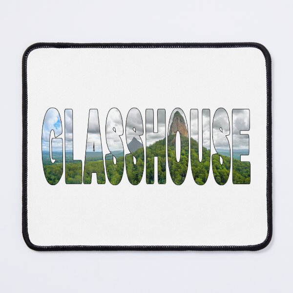 Item preview, GLASSHOUSE - Mountains Sunshine Coast Hinterlands designed and sold by Adam Gormley.