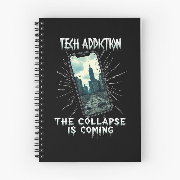 Item preview, Tech Addiction – The Collapse Is Coming Digital Dystopia designed and sold by AmorcitoDesigns.