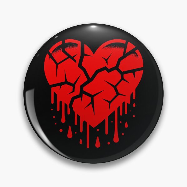 Item preview, Cracked Dripping Red Heart designed and sold by taratops.