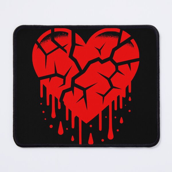 Item preview, Cracked Dripping Red Heart designed and sold by taratops.