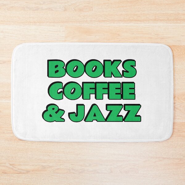 Item preview, Books Coffee and Jazz  designed and sold by Inspirationmotivation.