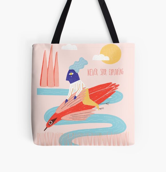 Never stop exploring All Over Print Tote Bag