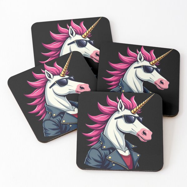 Item preview, Rebel Unicorn: Pink Mohawk with a Rock Star Twist designed and sold by Rio77 Styles.