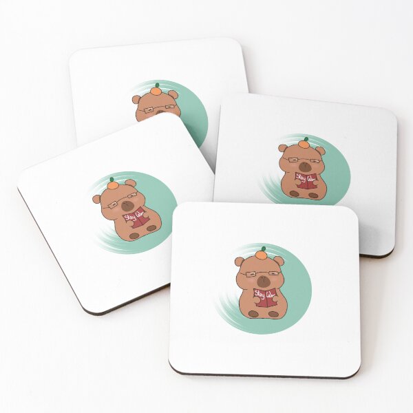 Item preview, Cute Capybara Reading designed and sold by GarritasDesigns.