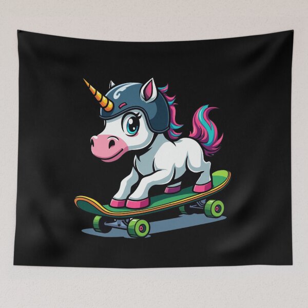 Item preview, Unicorn Rider: Aggressive Skateboard Style designed and sold by Rio77 Styles.