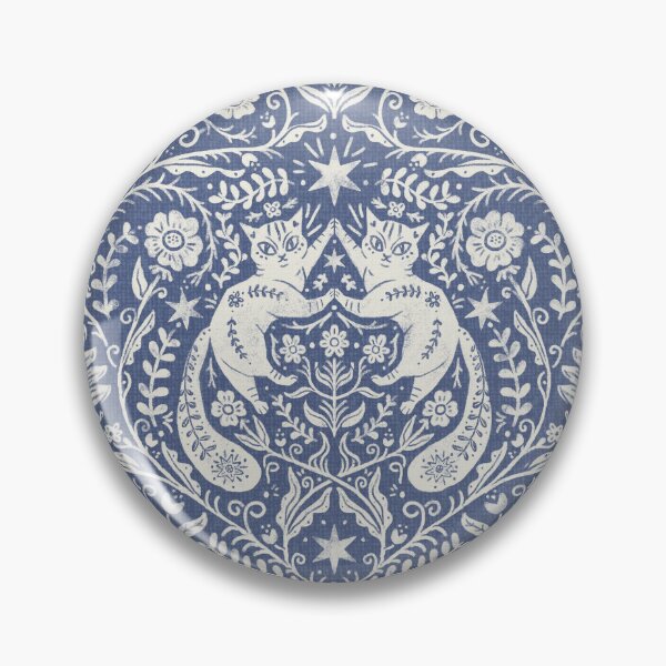 Item preview, Gatos bohemios refinados - Blue Nova Dark - Artes y manualidades - Victorian Stars designed and sold by EmiBeeBuzz.