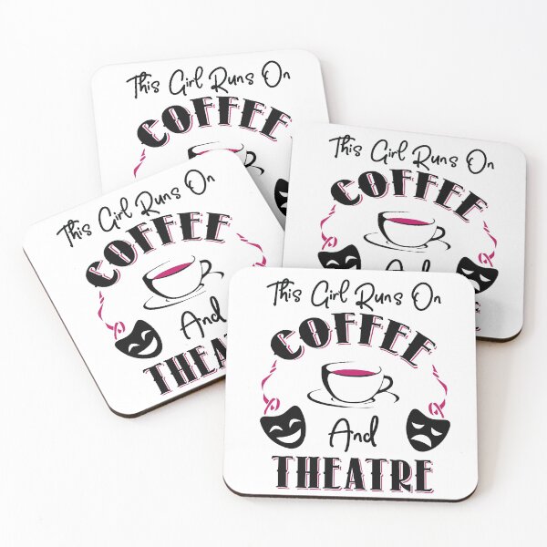 Item preview, This Girl Runs On Coffee and Musicals T-Shirt designed and sold by KsuAnn.