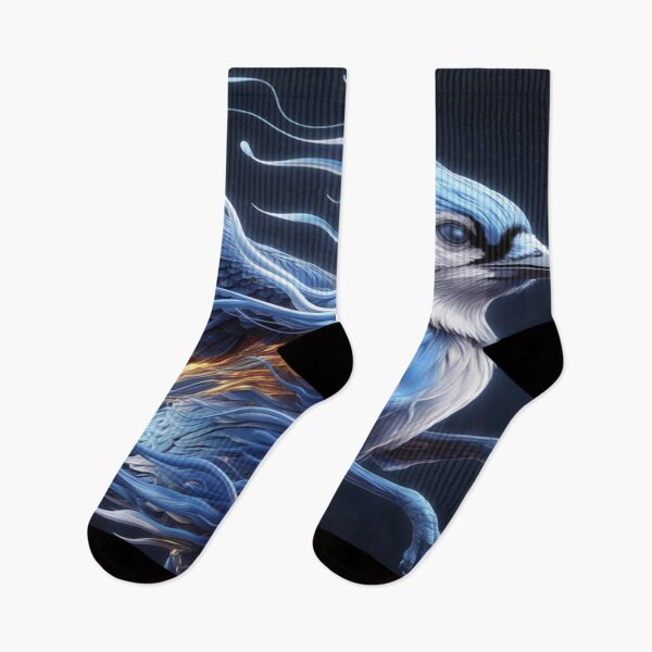 Item preview, Celestial Blue Jay in Fiery Flight designed and sold by Tekumart.