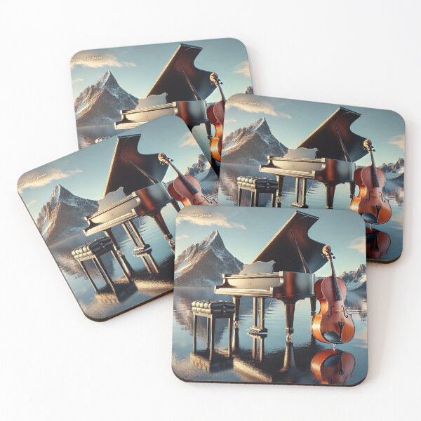 Item preview, Serenade by the Lake: Piano and Cello Harmony designed and sold by MySheetMusicArt.