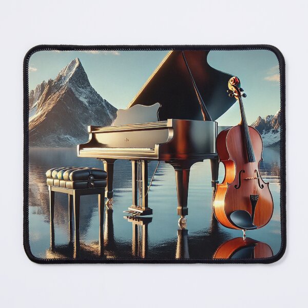 Item preview, Serenade by the Lake: Piano and Cello Harmony designed and sold by MySheetMusicArt.
