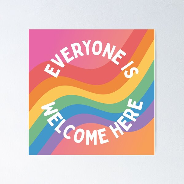 Item preview, Gay pride LGBT safe space - everyone is welcome here designed and sold by Mapplefords.