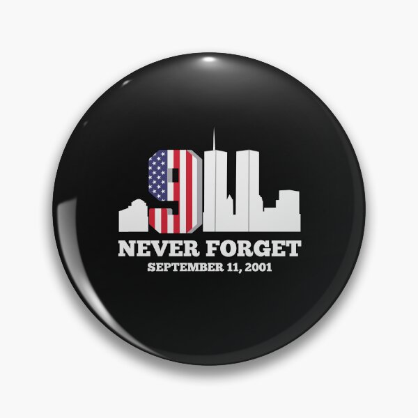 Item preview, 9-11 Memorial with Twin Towers and Never Forget September 11, 2001 designed and sold by AmericaFreedom.