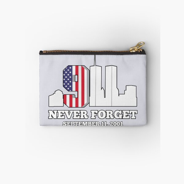 Item preview, 9-11 Memorial with Twin Towers and Never Forget September 11, 2001 designed and sold by AmericaFreedom.