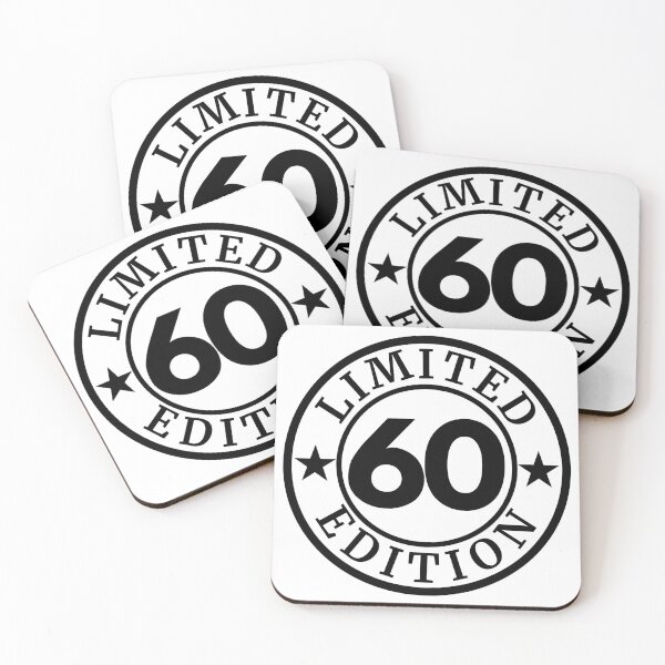 Item preview, 60 Years Limited Edition - Happy 60th Birthday Anniversary Celebration designed and sold by highflycrafts.