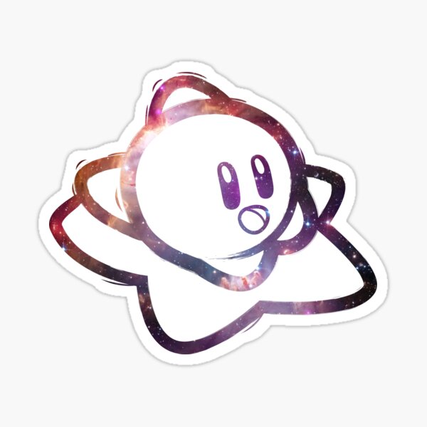 Kirby Space Ride Sticker