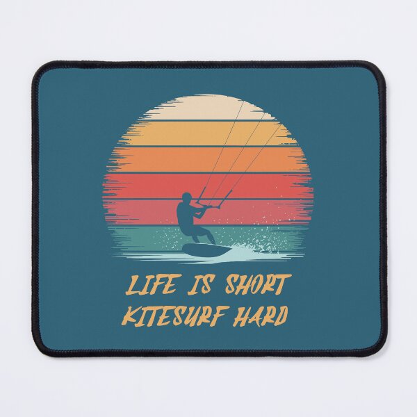 Item preview, Life Is Short Kitesurf Hard designed and sold by NosandEdgy.