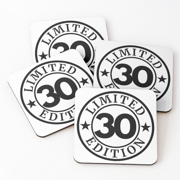 Item preview, 30 Years Limited Edition happy birthday anniversary celebration  designed and sold by highflycrafts.
