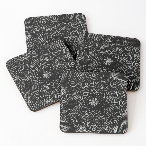 Item preview, Black Patch Mandala designed and sold by UnToasted.