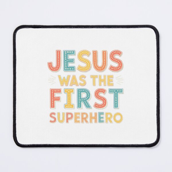 Item preview, Jesus Was The First Superhero designed and sold by SassyFaithGirl.
