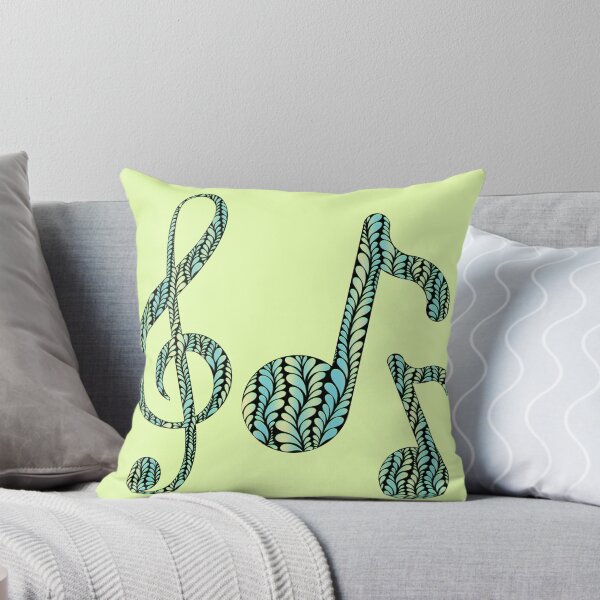 Item preview, Zen Art - Yellow Blue Green Music Notes designed and sold by SpeakBoldly.