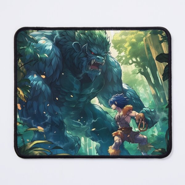 Item preview, Forest Battle Gorilla vs Hunter designed and sold by PCGDrawing.