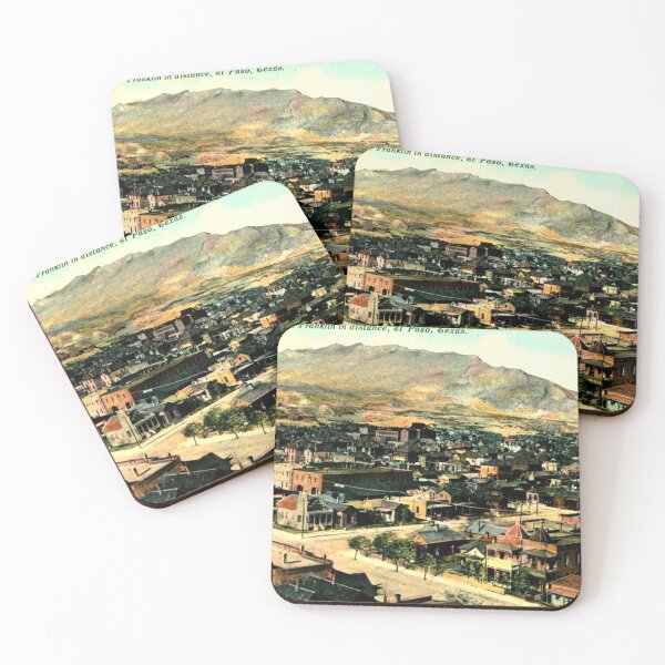 Item preview, El Paso Texas, Mt Franklin, Panorama, 1911 Vintage Inspired designed and sold by markomundo.