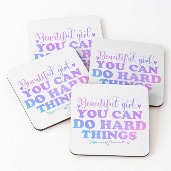 Item preview, Beautiful girl, you can do hard things  designed and sold by hautehub.